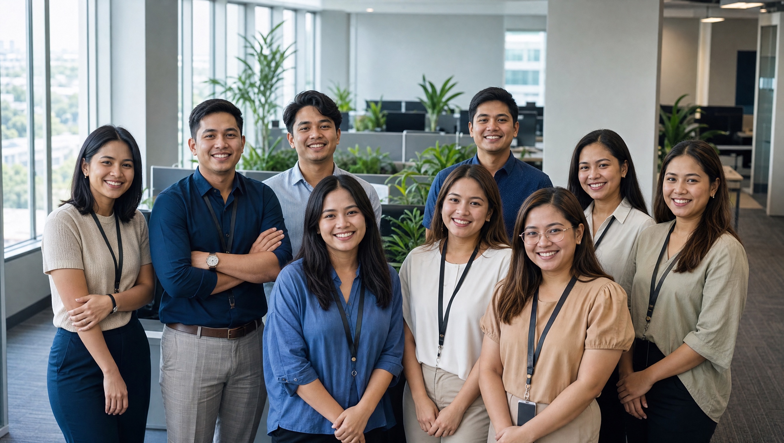 The MD365VA team together at our Davao City office